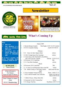 FCCC January 2019 Newsletter
